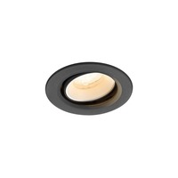Kruhová - LA 1009329 NUMINOS® MOVE XS Stropní vestavné svítidlo, 2700 K, 40°, IP20, kulaté, černé / bílé - BIG WHITE (SLV)