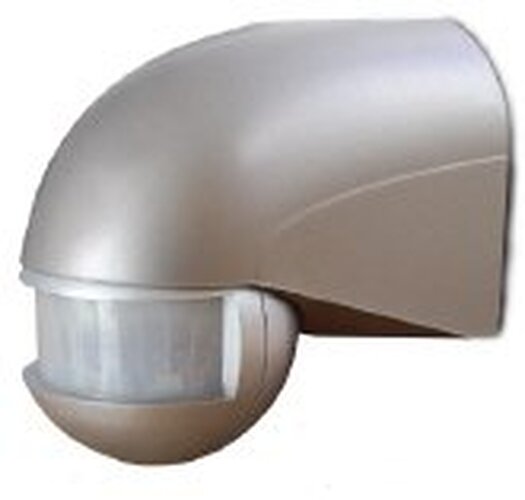 Na zeď - PAN SL2300/CH Venkovní senzor pohybu - čidlo, stříbrný - PANLUX - foto 1