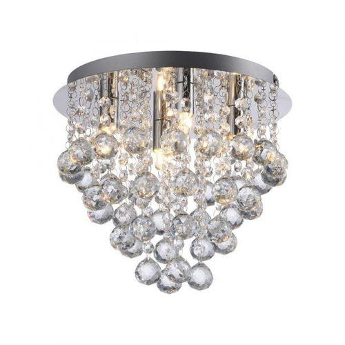 Dekorativní - LD 15063-17 Stropní svítidlo KULUNKA, chrom, křišťálové přívěsky - JUST LIGHT - foto 1