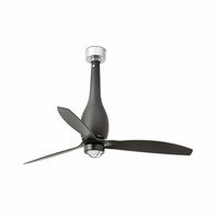 Ventilátory - FARO 32006-10 ETERFAN M LED, černá, stropní ventilátor s DC motorem - FARO