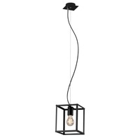 Hranatá - BRI 4020-015 Závěsné svítidlo, 120 cm, max. 40 W, černá - BRILONER