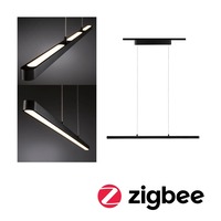 Svítidla - P 95579 URail LED závěs Smart Home Zigbee Lento 3x13,5W měnitelná bílá stmívatelné 230V černá mat - PAULMANN