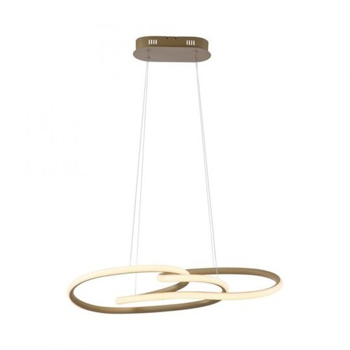 Dekorativní - PN 2764-39 Závěsné svítidlo TWIST písková LED 38W 2700K - Paul Neuhaus - foto 1