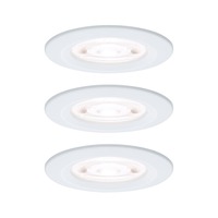 Koupelnová - P 92337 LED vestavné svítidlo Nova GU10 Flat nevýklopné IP44 3x4,9W 230V 4000K bílá mat - PAULMANN