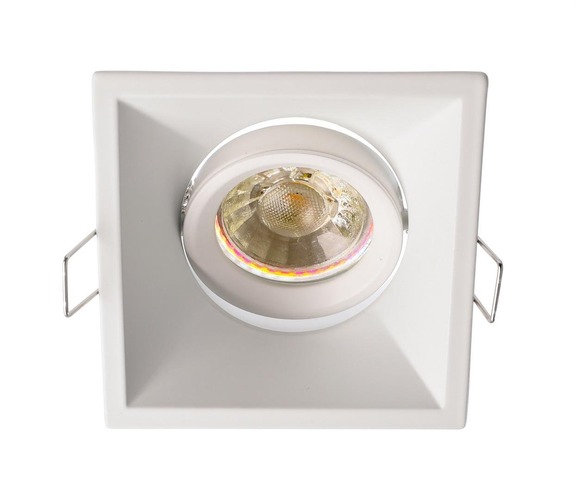 Hranatá - IMPR 110020 Deko-Light stropní vestavné svítidlo Arktur hranaté 12V AC/DC GU5.3 / MR16 1x max. 50W 90 bílá RAL 9003 - foto 1