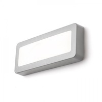 Nástěnná - RED R11951 RENO SQ DR přisazená šedá 230V LED 5W IP65 3000K - RED - DESIGN RENDL