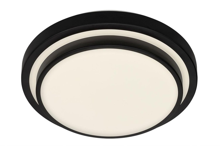 Kruhová - BRI 3459-015 LED stropní svítidlo, pr. 33,8 cm, 18 W, černá - BRILONER - foto 1