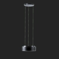 Kruhová - OS ERI70926 ERIS LEC2 závěsné skleněné svítidlo černá / bílo - černá IP40 4000 K 14W LED DALI (původní kód OS 70926) - OSMONT