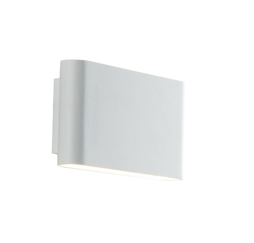 Nástěnná - FAN LED-W-GAMMA/10W Venkovní nástěnné svítidlo LED GAMMA bílá hliník 2x5W 1100lm CCT IP54 9x17x4 cm - FANEUROPE - foto 1