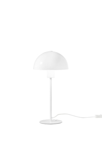 Stolní lampy dekorační - FAN I-POPART-L-BCO Stolní lampa Popart (bílá), kovová konstrukce pr. 20 x 40,1 cm, opálové stínidlo pr. 20 x 10 cm - FANEUROPE - foto 1