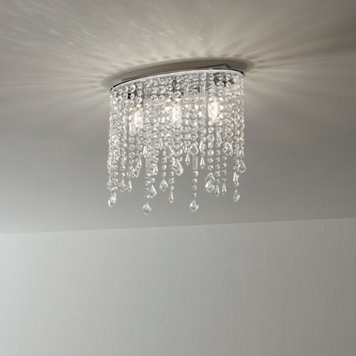 Dekorativní - FAN I-BREEZE/PL3 Stropní svítidlo Breeze, chrom, 3xE14, 40 x 15,5 x 36 cm - FANEUROPE - foto 1