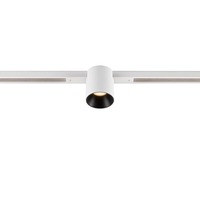 Lištové Magnetic SLV - LA 1008945 FIX-IT! 48V, DALI, kulaté, standardní stopa, bodové, 2700 K, 6,6 W, 36°, bílá / černá - BIG WHITE (SLV)