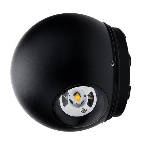 LED nástěnná svítidla Optonica - LED nástěnné svítidlo Round Black Body - foto 1