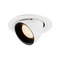 Kruhová - LA 1005882 NUMINOS® GIMBLE S zápustné stropní svítidlo bílé/černé 2700 K 55° - BIG WHITE (SLV)
