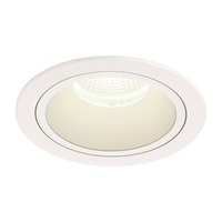 Kruhová - LA 1003974 NUMINOS® DL L vnitřní LED zápustné stropní svítidlo bílá/bílá 4000 K 20° - BIG WHITE (SLV)