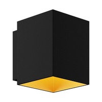 Nepřímé osvětlení - ZUMA 003064-024543 Nástěnné svítidlo SOLA WL SQUARE černá-zlatá 91063 - ZUMALINE