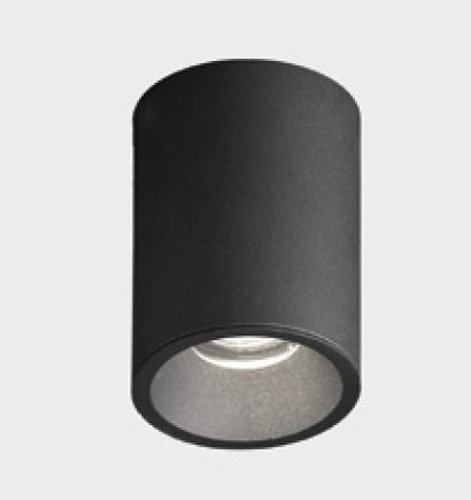 Downlight - KHL K50133.01.SR.BK-BK.GU Stropní svítidlo MOON TOTEM Ø 80mm černé 8W GU10 - KOHL-Lighting - foto 1