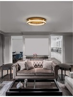 Kruhová - NV 9285620 Stropní svítidlo FIORE antický zlatý mosazný hliník a akryl LED 60W 230V 3000K IP20 stmívatelné - NOVA LUCE