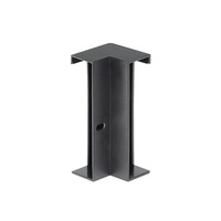 LED páskové profily - Roh pro 15115-15117 - ČERNÁ