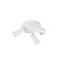 Bodová - LA 1008338 PURI 2.0 Cone nástěnné a stropní svítidlo, kulaté, 3 x max. 6W GU10, bílé - BIG WHITE (SLV)