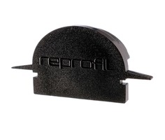 Krytky pro Al profily - IMPR 979632 Koncovka R-ET-01-15 černá 30 mm 2 ks - LIGHT IMPRESSIONS