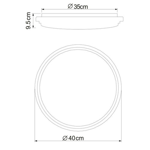 Kruhová - GLO 48419-18 ALEY 48419-18 Stropní svítidlo - GLOBO - foto 1