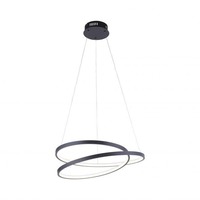 Kruhová - PN 2472-18 ROMAN LED závěsné svítidlo, kruhové, černá, elegantní design SimplyDim 3000K - PAUL NEUHAUS