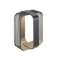 Sloupková - LA 1008477 GRID CUBE stojací lampa, 2700 K, IP65, černá - BIG WHITE (SLV)