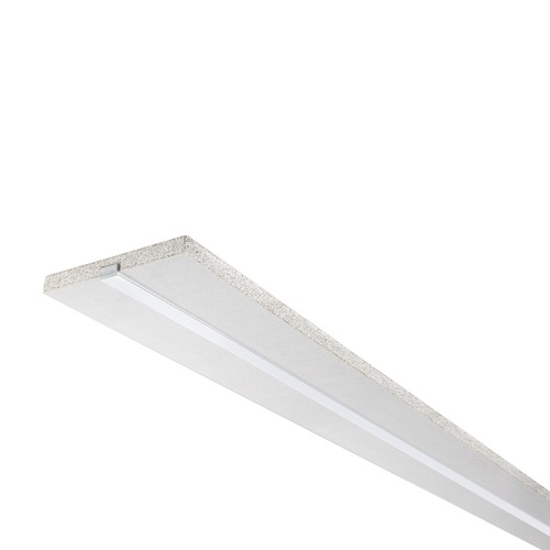 Al profily k zapuštění - FAN I-INVISILINE-2 Profil, 3 x 2 m pro zapuštěné montáže do sádrokartonu, vč. difuzoru Milky, 2000 x 11,7 x 12,5 mm - FANEUROPE - foto 1