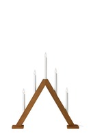Interiérové dekorace - MAR 706223 Ariele dřevěný adventní svícen 47 cm - Markslöjd