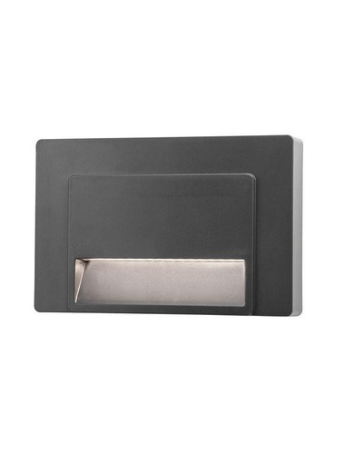 Nástěnná - NV 8403626 Venkovní nástěnné svítidlo LUTON tmavě šedý ABS LED 1.2W 3000K IP65 100-220V vč. driveru - NOVA LUCE - foto 1