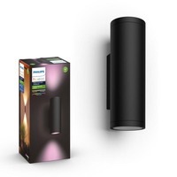 SmartHome Paul Neuhaus - PH 17463/30/P7 HUE Appear SVÍTIDLO VENKOVNÍ NÁSTĚNNÉ LED RGBW 2x8W 1200lm IP44, černá - PHILIPS HUE (915005842801)