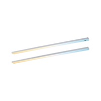 Přisazená - P 98617 LED podskříňkové svítidlo Inline 2ks startovací sada 2x6W 550x26mm 24V matný chrom - PAULMANN