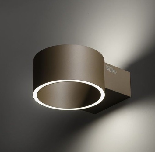 Dekorativní - PN 8561-97 Nástěnné svítidlo PURE Clipse LED 10W 2700K up/down bronz - PAUL NEUHAUS - foto 1