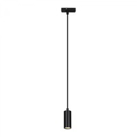 Lištové Briloner 230V - BRILO 8008015 LED závěsné svítidlo 4,5W lištový systém 230V  stmívatelné, teplá bílá, 130 cm, černá - BRILO