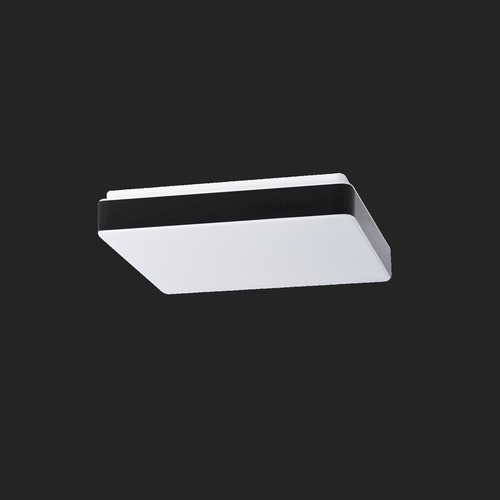 Hranatá - OS TIL69296 TILIA C2A stropní/nástěnné plastové svítidlo bílá / bílo - černá IP54 3000 K 25W LED DALI HF (původní kód OS 69296) - OSMONT - foto 1