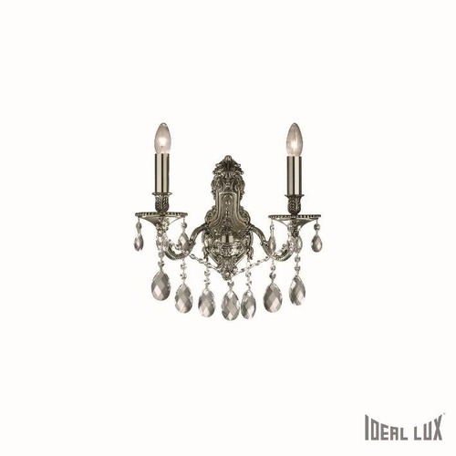 Dekorativní - ILUX 044910 Nástěnné svítidlo Ideal Lux Gioconda AP2 argento 044910 - IDEALLUX - foto 1