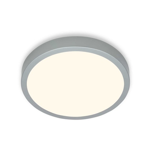 Kruhová - BRILO 3703-014 LED přisazené svítidlo pr. 38 cm, 24 W, 2000 lm, stříbrná - BRILO - foto 1