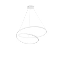 Dekorativní - FAN LED-LIEVE-S80-BCO Závěsné svítidlo LED LIEVE bílá 60 W 8000 lm CCT 80 x 150 cm - FANEUROPE