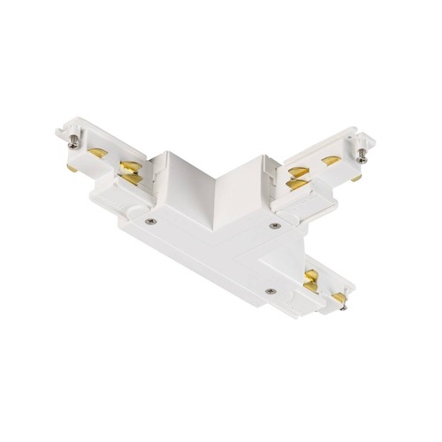 Lišty a příslušenství S-TRACK - LA 1007819 S-TRACK T-spojka nastavitelná, vlevo,s možností napájení, s možností napájení, DALI, PHASE, bílá - BIG WHITE (SLV) - foto 1