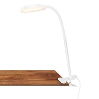 Stolní lampy s klipem - BRI 2195016 Plegg lampička s klipsem - 3,2W, 350lm, LED, nastavitelné, bílé - BRILONER