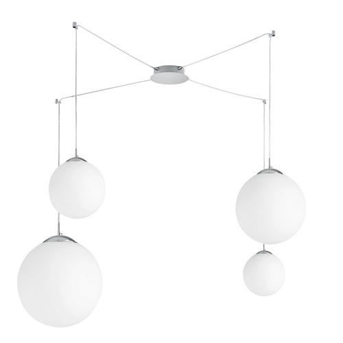Dekorativní - FAN I-LAMPD/S4 BCO Závěsné svítidlo City, bílé, 4 x E27, délka 250 cm - FANEUROPE - foto 1
