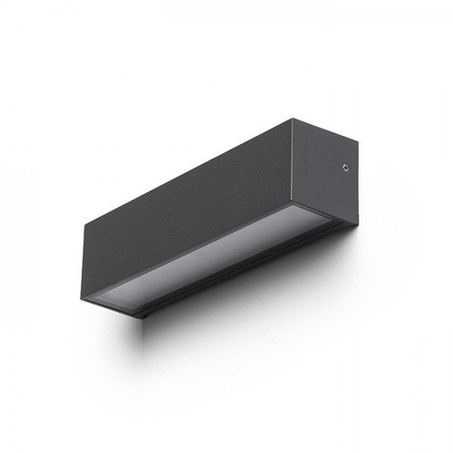 Nástěnná - RED R13641 CAMARGUE nástěnná antracitová satinované sklo 230V LED 6W IP65 3000K - RED - DESIGN RENDL - foto 1