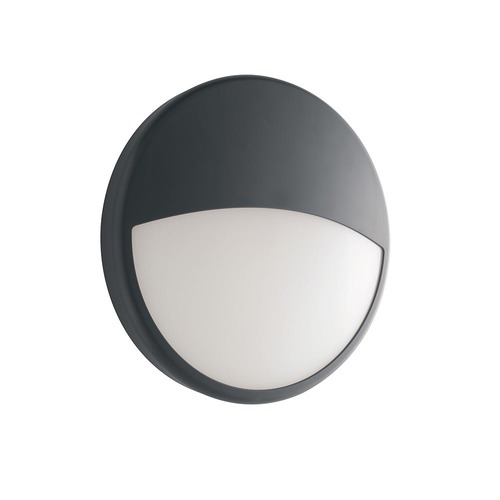 Přisazená - FAN LED-EVER-XLP ANT Venkovní nástěnné svítidlo LED EVER antracit, polykarbonát, 28 W, 3750 lm, 3000 K, IP65, 30 x 8 cm - FANEUROPE - foto 1