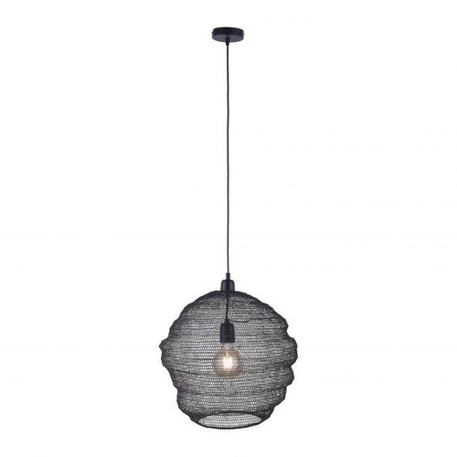 Dekorativní - LD 15715-18 KOKON Závěsná lampa bez zdroje světla, černá, design sítě - LEUCHTEN DIREKT / JUST LIGHT - foto 1