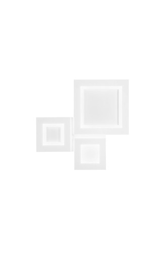 Hranatá - FAN I-ALBERS-PL50 Stropní svítidlo Albers bílá kovová konstrukce, 40 W, CCT 3000/4000/6500 K, 50 x 48,5 x 4,5 cm - FANEUROPE - foto 1