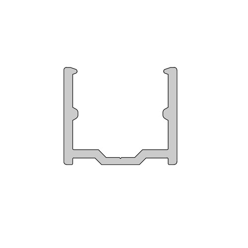 Al profily k přisazení - SLC S16033 Montážní hliníkový profil pro NeonFlex TopBend 1m - TLG - foto 1