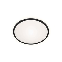 Kruhová - BRILO 3046-015 LED stropní svítidlo pr. 28 cm 15W 1500lm černá - BRILO