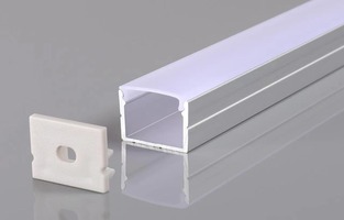 LED páskové profily - Hliníkový profil pro LED pásek L=2m 19*13mm