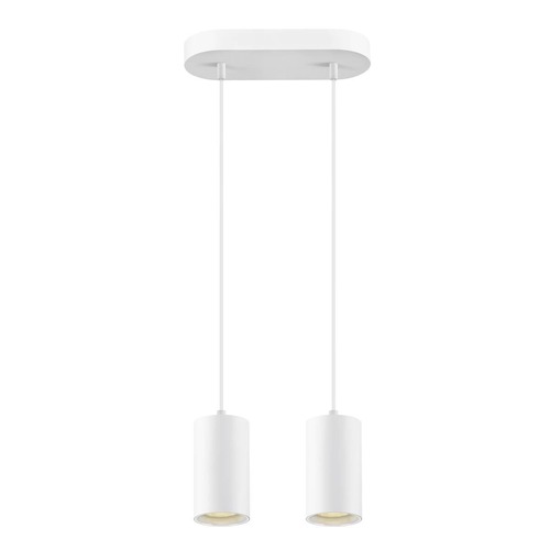 Vícečetná - LA 1006434 ASTO TUBE závěsné svítidlo, GU10, délka závěsu 250 cm, max. 2x 10 W, bílá - BIG WHITE (SLV) - foto 1